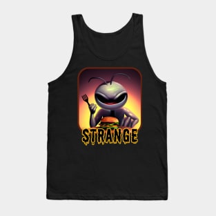 Alien Thinks Earth Food is Strange Tank Top